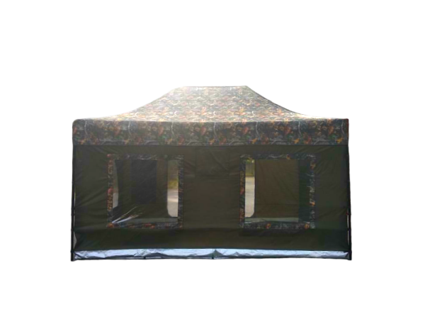Karavan Kış Bahçeşi 3x6 Kamuflaj Haki Yeşil - Görsel 2