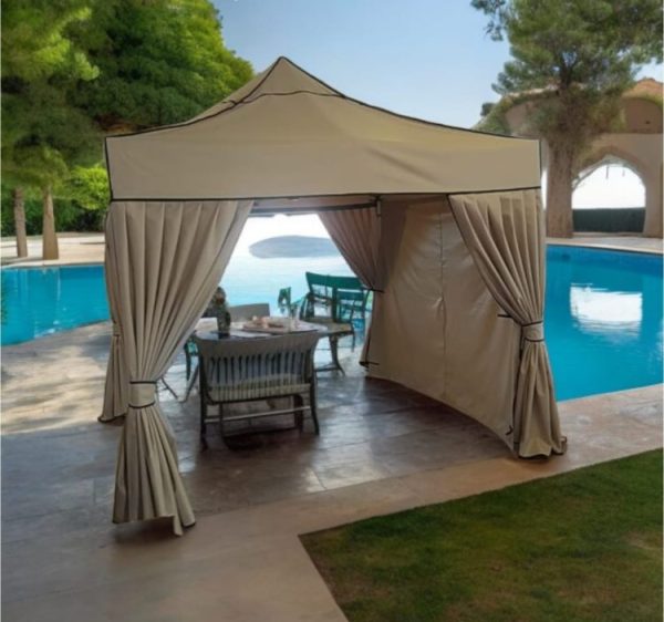 Bahçe Çadırı 3x3 m. + 3 Perdeli