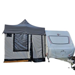 Karavan Kış Bahçesi 3x4,5 m. Koyu Gri Açık Gri