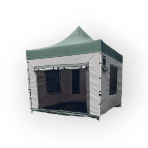 Karavan Çadırı 3x3 m. Yeşil Krem